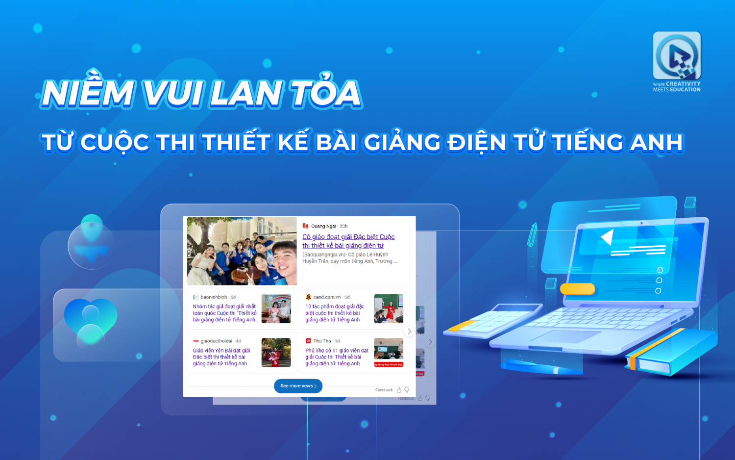 NIỀM VUI LAN TỎA TỪ CUỘC THI THIẾT KẾ BÀI GIẢNG ĐIỆN TỬ TIẾNG ANH